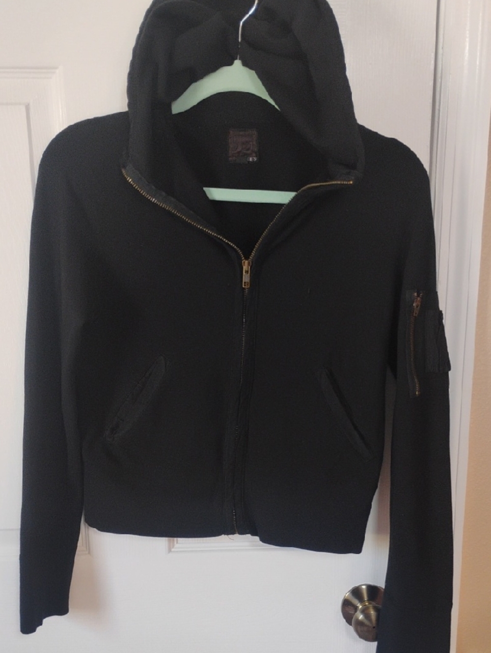 Joe's Jeans Vintage Made In USA 95%Cotton/5%lycra Zip Up Hoodie Medium